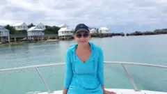 Sadie Miller en Barbados.