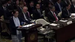 အိုင်စီဂျေက ဂျီနိုဆိုက်အမှုအတွက် မြန်မာဘက်က လျှောက်လဲ