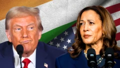 ટ્રમ્પ હૅરિસ કમલા
