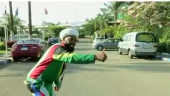 Un fan sud-africain rejoint la CAN en auto-stop