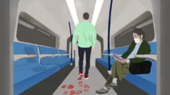 رسم لعربة قطار