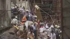 ਮੁੰਬਈ ਵਿੱਚ ਇੱਕ ਚਾਰ-ਮੰਜ਼ਿਲਾ ਇਮਾਰਤ ਢਹਿ ਜਾਣ ਤੋਂ ਬਾਅਦ 40 ਲੋਕਾਂ ਦੇ ਫਸੇ ਹੋਣ ਦਾ ਖ਼ਦਸ਼ਾ ਹੈ