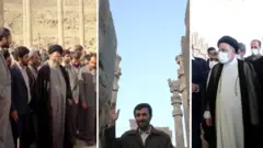 روسای جمهور که به تخت جمشید رفتند