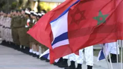 أعلام إسرائيل ودولة المغرب