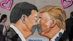 Хитой ва АҚШ раҳбарлари расми