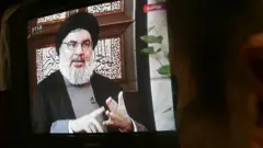 حسن نصرالله رهبر حزب‌الله لبنان