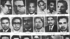 ১৯৭১ সালে হত্যাকাণ্ডের শিকার বুদ্ধিজীবীদের কয়েক জন।