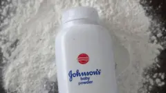 Un pote de talco para bebé.