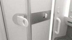 Photo of the new 'elbow doorknob'