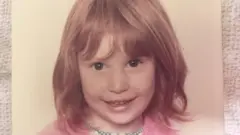 Jeni Haynes, aged four
