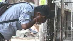 Large parts of India have been reeling under intense heat waves.