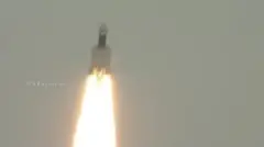 Chandrayaan-2 taking off