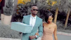 Ifoto yo mu 2020 igaragaza Meddy n'umukunzi we Mimi Mehfira