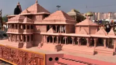राम जन्मभूमि का मॉडल