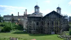 Фрагмент замкового подвір'я 2017р