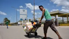 Venezolano en la frontera