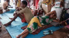 لاجئون من تيغراي في مخيم في السودان