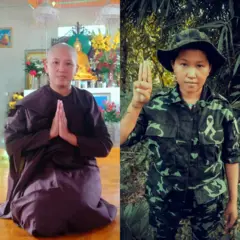 သီလရှင်ဘဝမှ ထောက်ပို့ဖြစ်လာသူ မနန်းဝင့်ဝါ