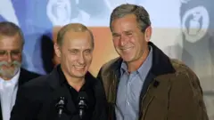 بوش و پوتین در تگزاس