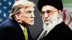 Donald Trump và Ali Khamenei