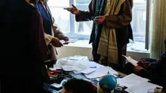 د طالبانو حکومت د یوې ادارې دفتر