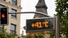 Temperatura, España