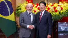 Lula e o presidente do Vietnã