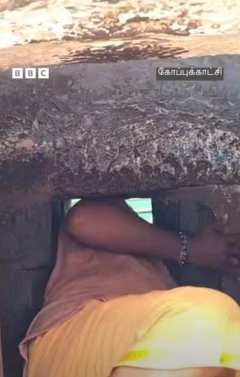 திருவண்ணாமலையில் கோவில் இடுக்கில் சிக்கியவர் உயிரிழப்பு