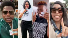 Some Nigerian celebrities on election day cast dia vote