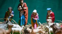 Presépio mostra nascimento de Jesus