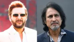 शाहिद अफ़रीदी और रमीज़ रज़ा