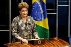 Dilma Rousseff presta testemunho no Congresso em agosto de 2016