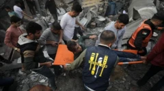 이스라엘과 하마스 간 교전으로 피해를 입은 민간인들