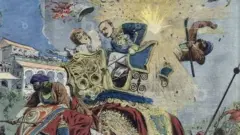 लॉर्ड हार्डिंग यांच्यावर झालेल्या हल्ल्याचं वर्णन करणारं एक चित्र