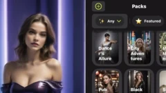 скриншот приложения для «раздевания»