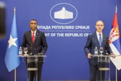 Ra'iisul wasaarayaasha Soomaaliya iyo Serbia