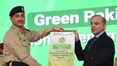 گرین پاکستان منصوبے کی افتتاح پر وزیر اعظم شہباز شریف اور آرمی چیف جنرل عاصم منیر