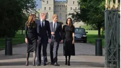 William, Kate, Harry and Meghan 