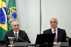 Michel Temer y Alexandre de Moraes