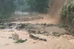 Imagem de deslizamento de terra