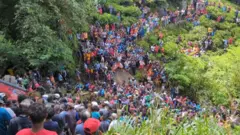 A picture of Kotmale bus accident.
