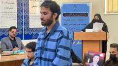 دو متهم اعدام شده در محل دادگاهی در استان فارس