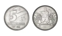 Moedas de cruzeiro de 1991