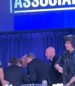 துப்பாக்கிச் சூடு சத்தம் கேட்டதும் டிரம்ப் பாதுகாப்பாக அழைத்துச் செல்லப்பட்ட தருணம்