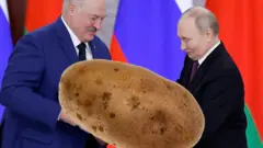 Александр Лукашенко и Владимир Путин