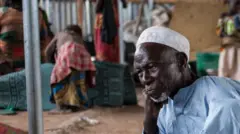 የተቀመጡ አዛውንት