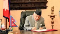 राष्ट्रपति रामचन्द्र पौडेलको फाइल फोटो