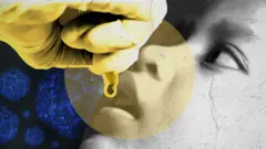 የፖሊዮ ጠብታ የሚወስድ ልጅ