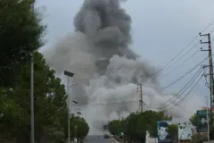 حمله هوایی روز گذشته اسرائیل به روستایی در جنوب لبنان 