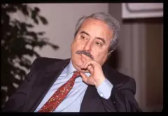 Giovanni Falcone em foto tirada em 1990